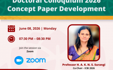 Concept Paper Development - Doctoral Colloquium 2026